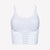 Strappy Sports Bra - White/Navy
