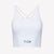 Strappy Sports Bra - White/Navy
