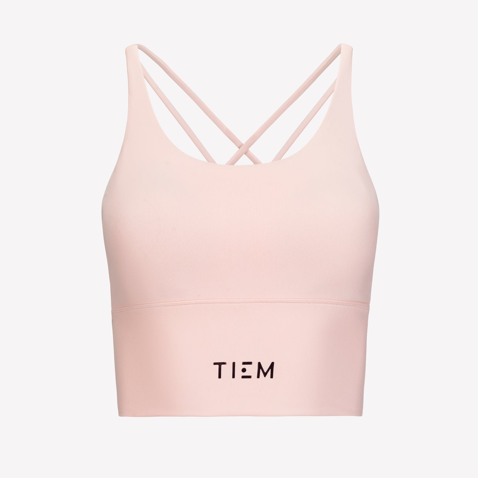 Strappy Sports Bra - Pink/Rose Gold