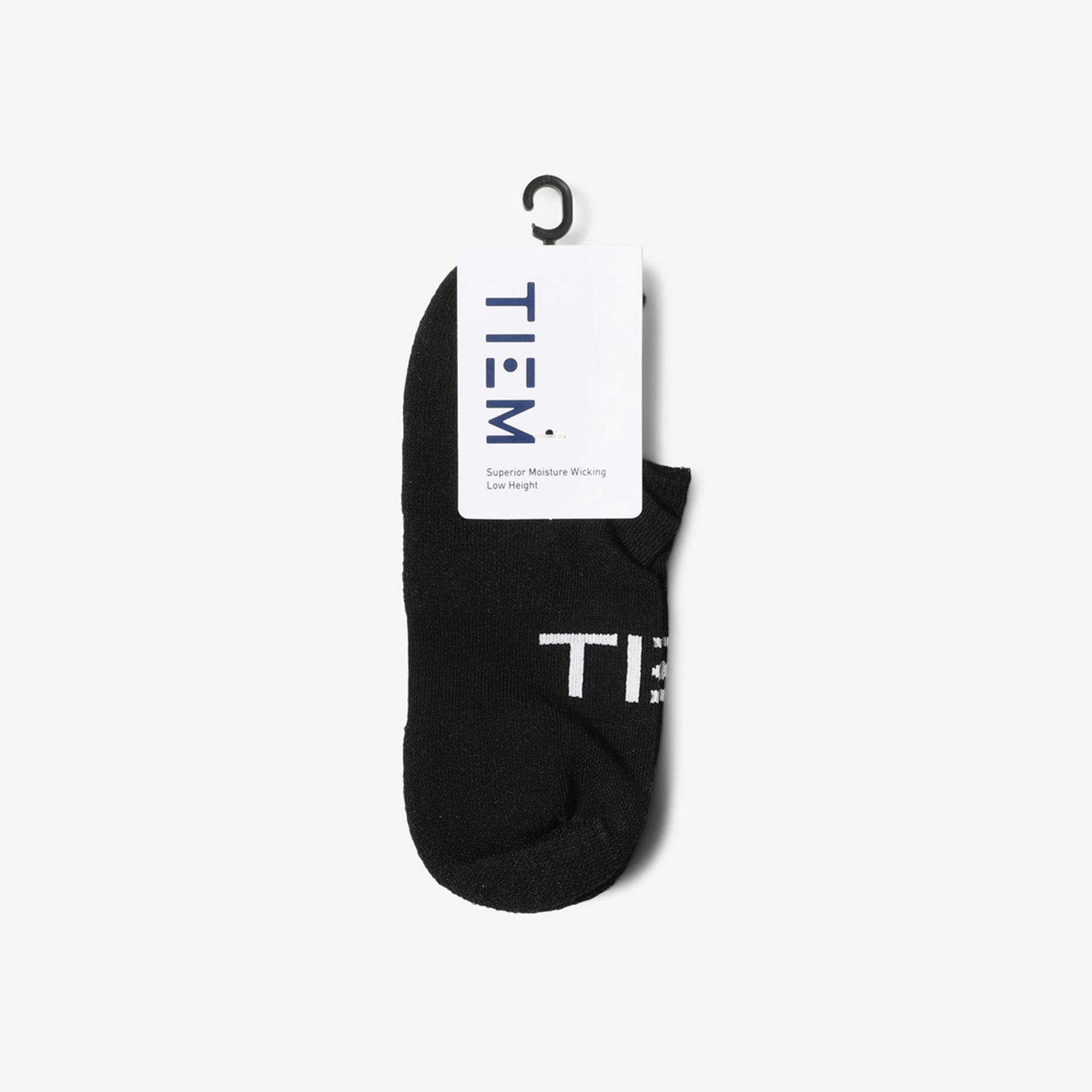 Low-cut Performance Wool Socks - Black/White