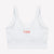 Sports Bra - White/Bright Coral