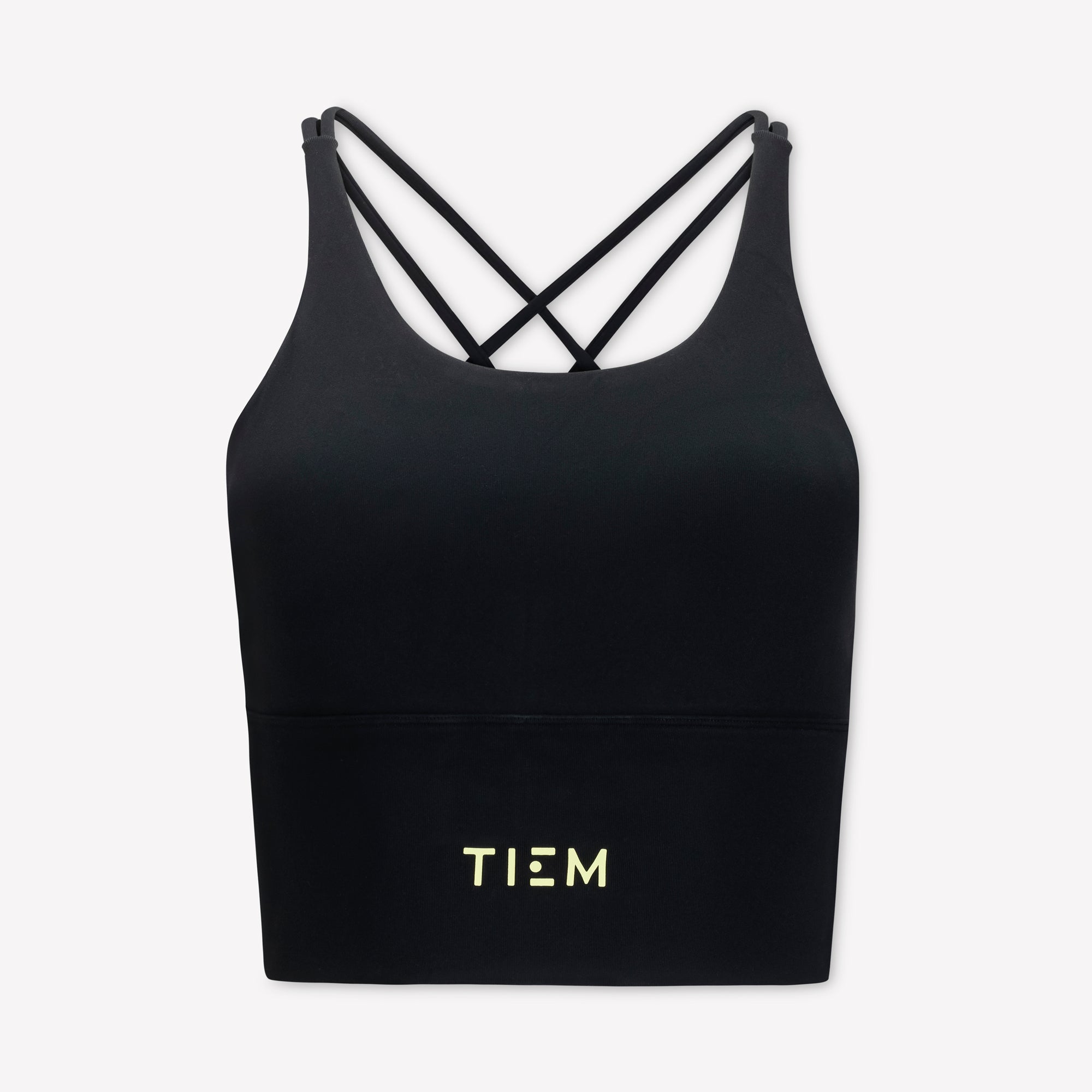 Sports Bra - Black/Citron Glow