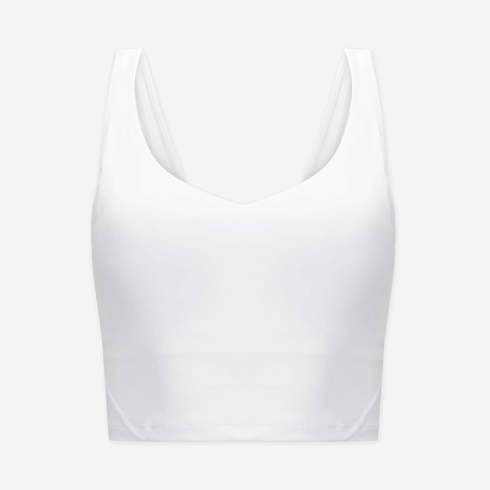 Sports Bra - White/Bright Coral