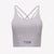 Strappy Sports Bra - Gray/Navy