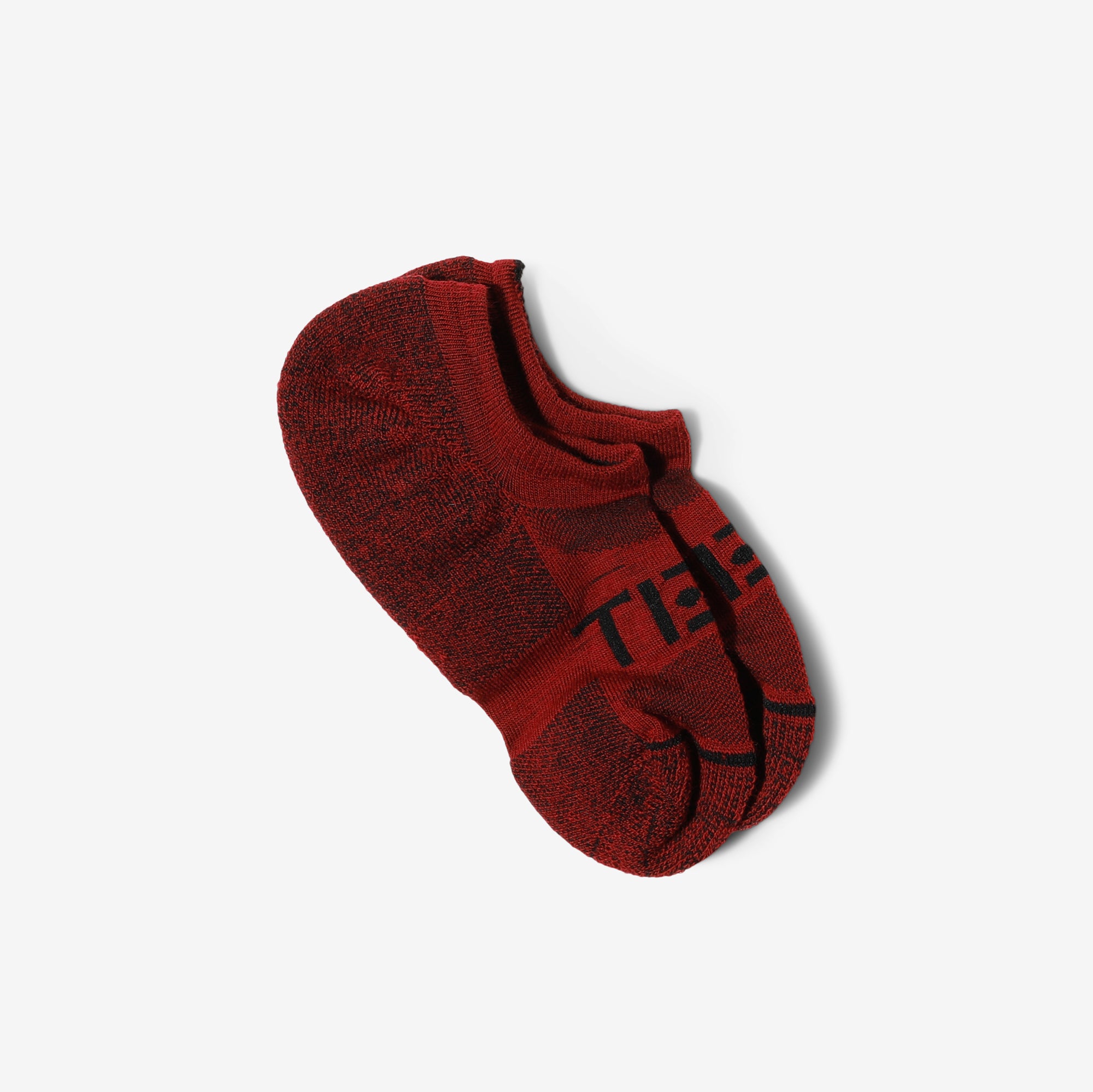 Low-cut Performance Wool Socks - Merlot/Black