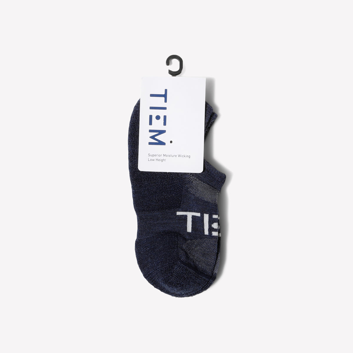 Low-cut Performance Wool Socks - Navy/White