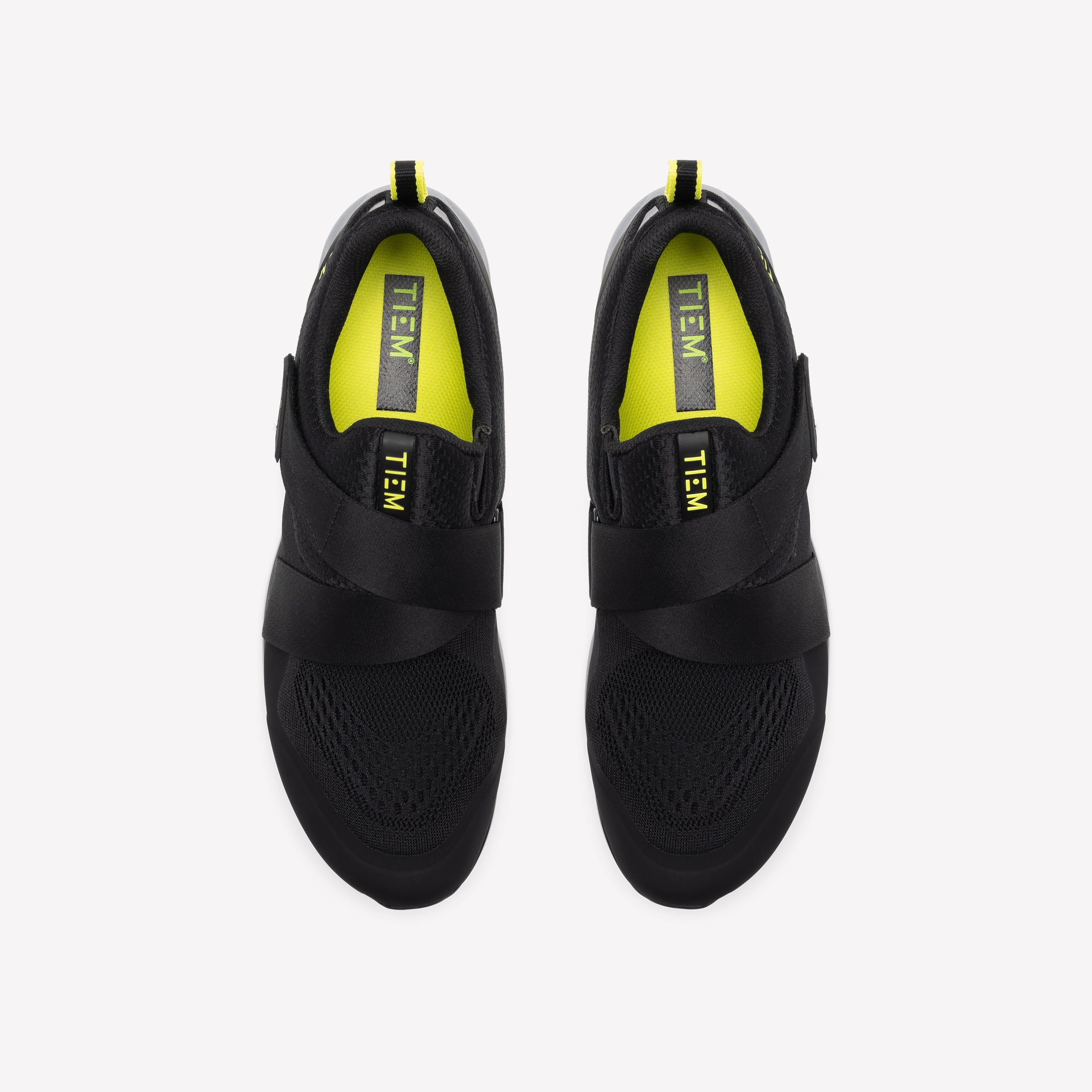 Men's Slipstream Cycling Shoe Black/Citron TIEM