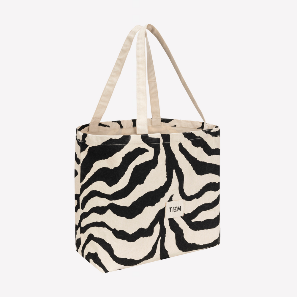 Tiem Tote Bag Zebra