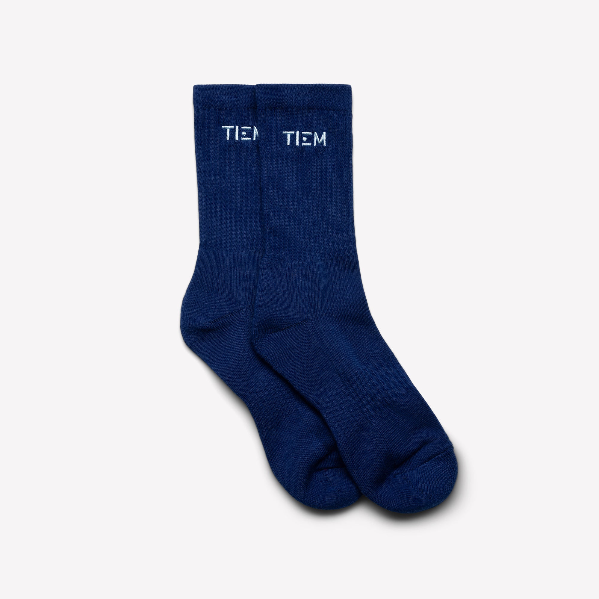 Cotton Crew Socks - Navy/Blue - TIEM