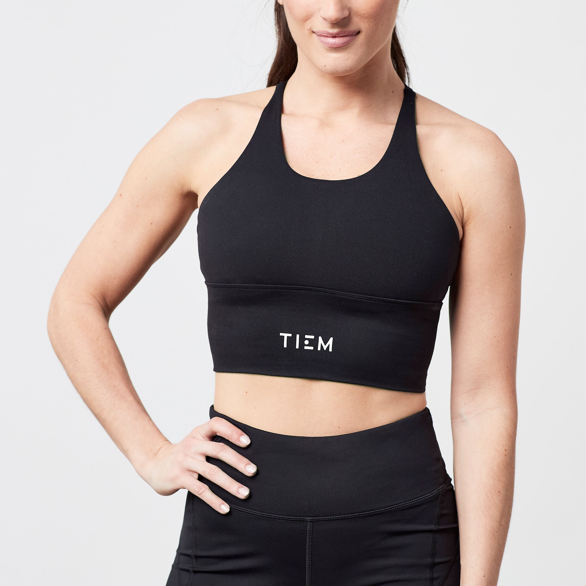 Sports Bra - Black/White - TIEM