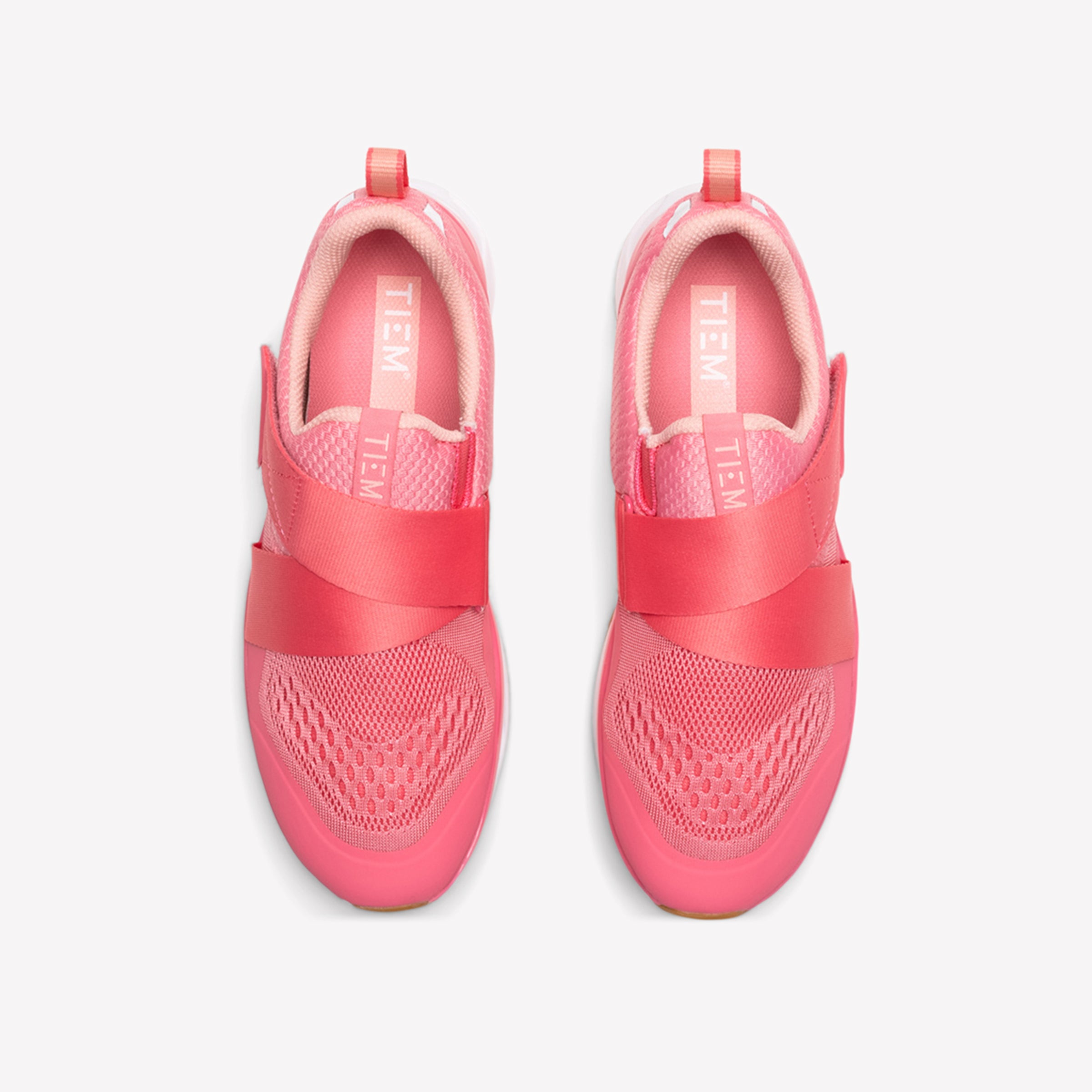 Coral on sale pink sneakers
