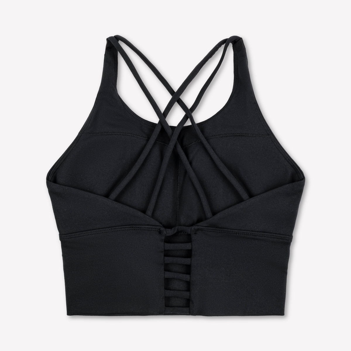 Strappy Sports Bra - Black/White