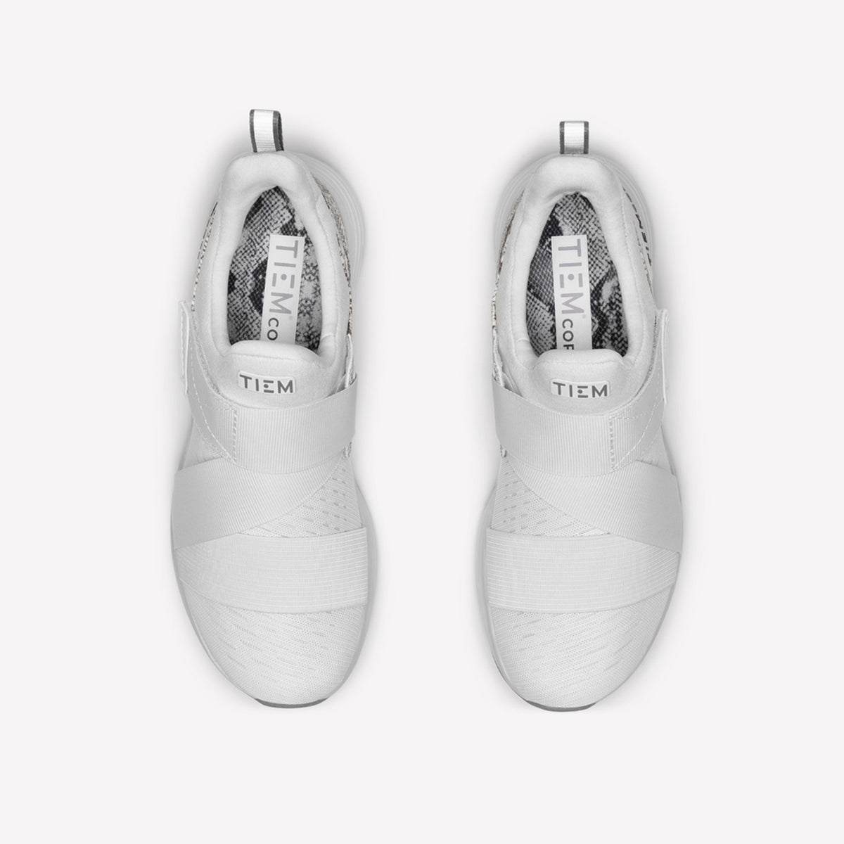 Latus Studio Fitness Shoe Ivory Snake TIEM