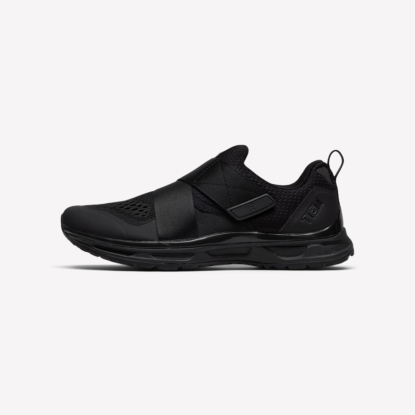 Tiem Slipstream Slip On Cycling Sneaker in Triple Black