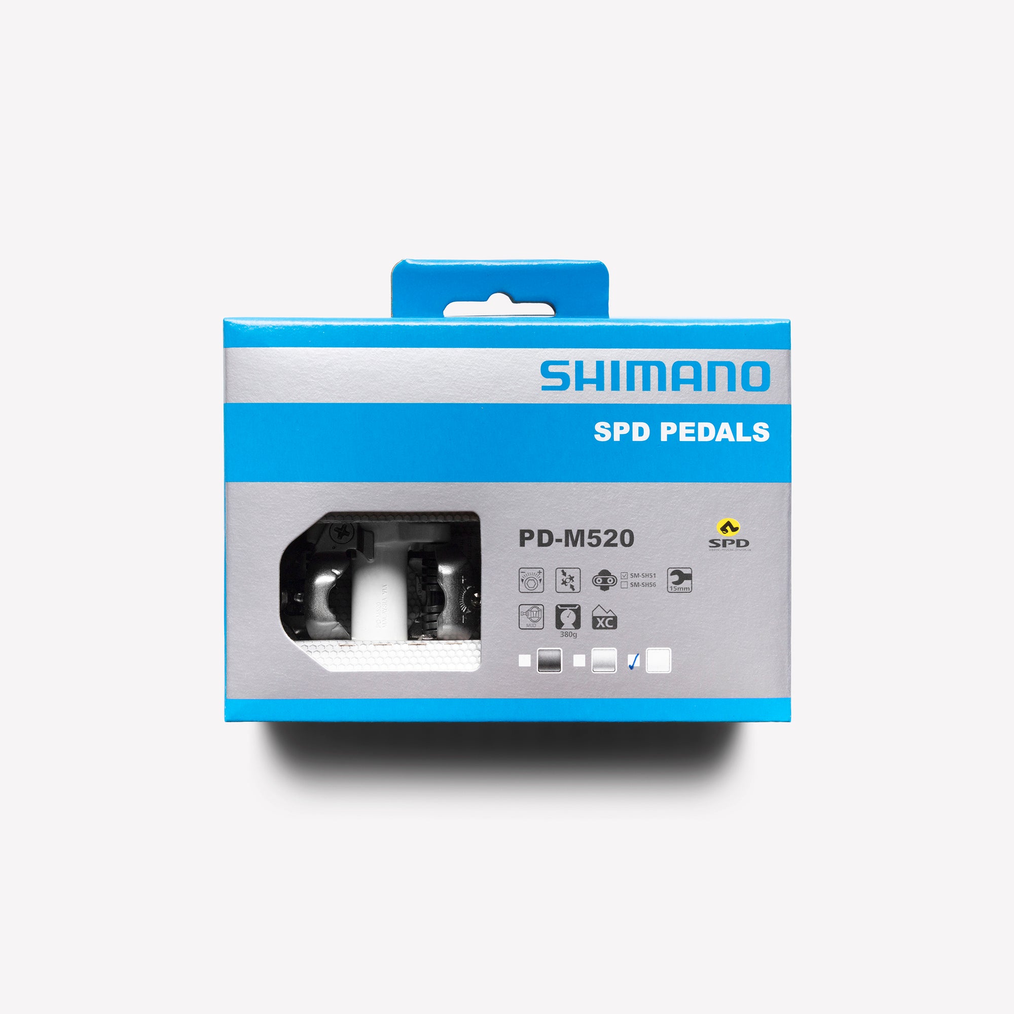 Shimano M520 SPD Pedal - White