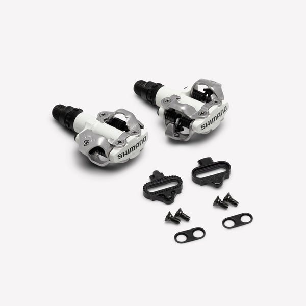 Amazon.com : Shimano SPD PD-M520 Clipless Pedals (White